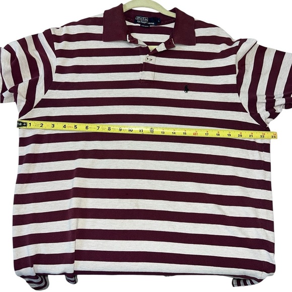 Polo Ralph Lauren Classic Vintage Inspo, Rugby Striped University Vibe, Large - Picture 3 of 7